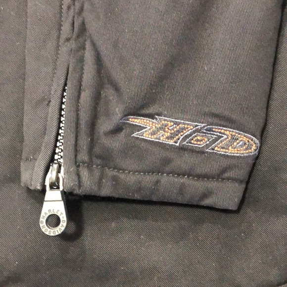 Harley Davidson Denim Jacket Mens L - Picture 5 of 6